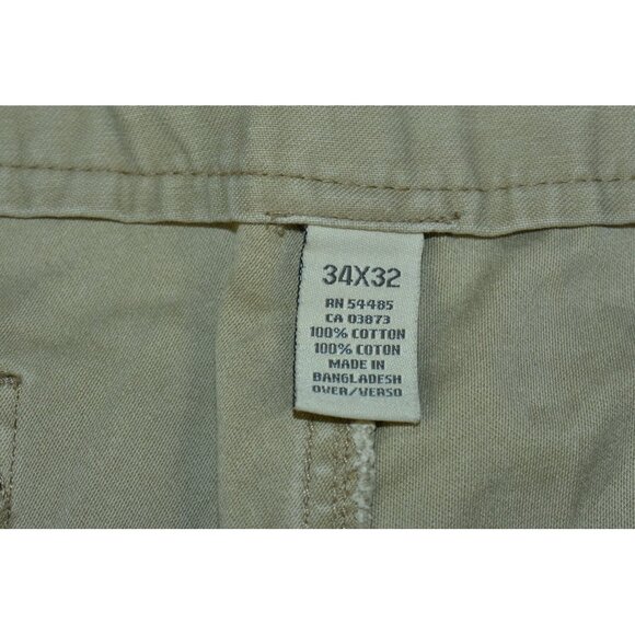American Eagle Mens Pants Size 34x32 Combat Trouser Wide Leg Cargo Vintage-Flaws - Picture 13 of 16